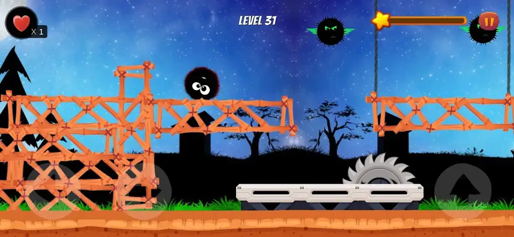 Play Farm Ball - Red Ball Runner as an online game Farm Ball - Red Ball Runner with UptoPlay