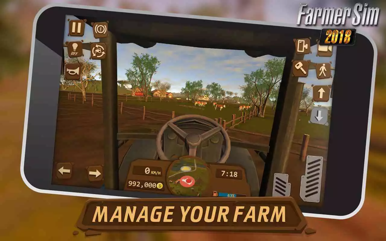 Play Farmer Sim 2018