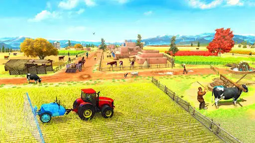 Play Farming Games - Tractor Game as an online game Farming Games - Tractor Game with UptoPlay