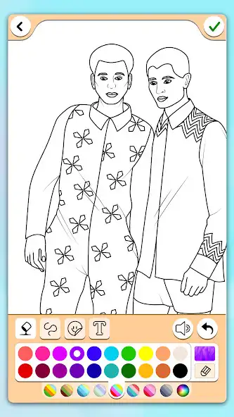 Play Fashion Coloring Pages  and enjoy Fashion Coloring Pages with UptoPlay