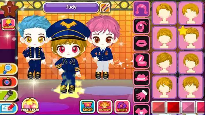 Play Fashion Judy: Bangtan Boys