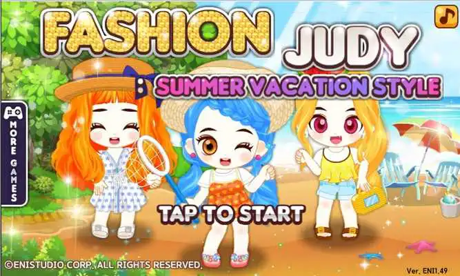 Play Fashion Judy: Summer vacation