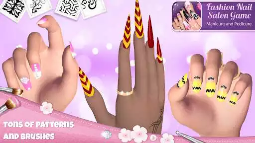 Play Fashion Nail Salon Game: Manicure and Pedicure App as an online game Fashion Nail Salon Game: Manicure and Pedicure App with UptoPlay