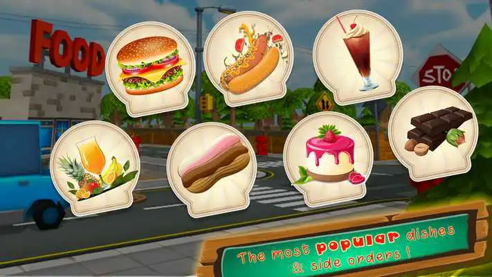 Play Fast Food Chef Truck