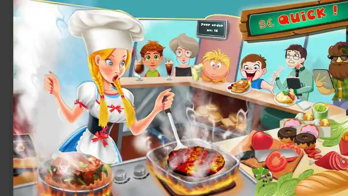 Play Fast Food Chef Truck