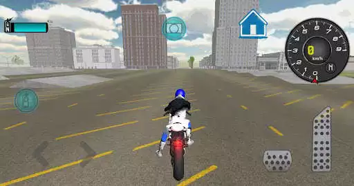 Play Fast Motorcycle Driver 3D as an online game Fast Motorcycle Driver 3D with UptoPlay