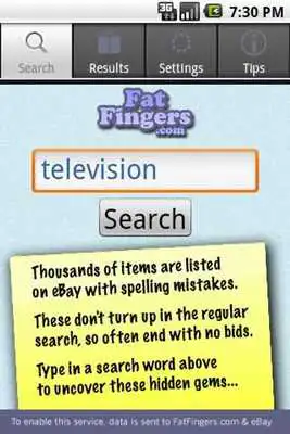 Play Fat Fingers: for eBay Bargains