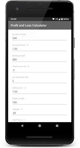 Play Feedlot Profit and Loss Calculator  and enjoy Feedlot Profit and Loss Calculator with UptoPlay