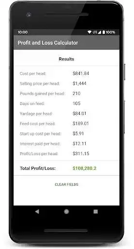 Play Feedlot Profit and Loss Calculator as an online game Feedlot Profit and Loss Calculator with UptoPlay