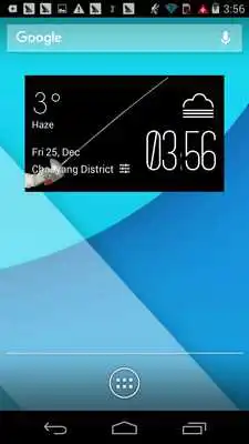 Play fencing weather widget/clock