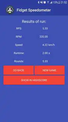 Play Fidget Speedometer