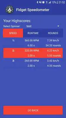 Play Fidget Speedometer