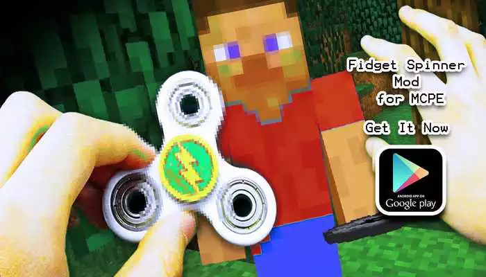 Play Fidget Spinner Mod for MCPE !!