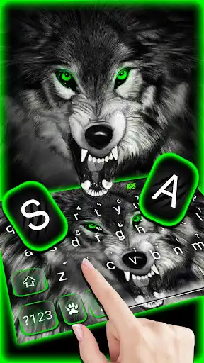 Play Fierce Wolf Green Theme as an online game Fierce Wolf Green Theme with UptoPlay