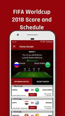 Play FIFA Worldcup Russia 2018 Schedule and Score