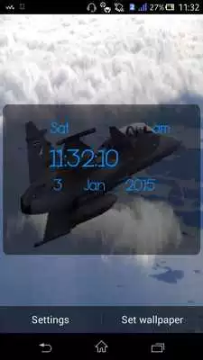 Play Fighter Plane Live Wallpaper