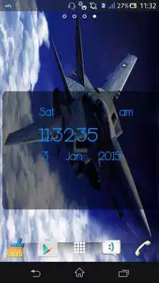 Play Fighter Plane Live Wallpaper