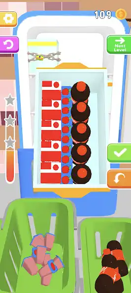 Play Fill the Fridge 3D Sorting as an online game Fill the Fridge 3D Sorting with UptoPlay