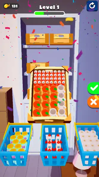 Play Fill Up Fridge: Restock Fridge as an online game Fill Up Fridge: Restock Fridge with UptoPlay