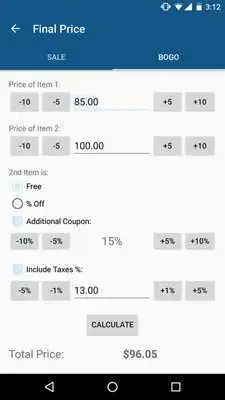 Play Final Price (Sale Calculator)