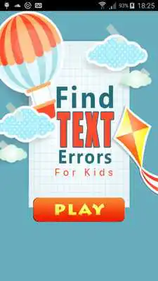 Play Find Text Errors - For Kids