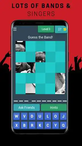 Play Find the +100 Rock Bands  and enjoy Find the +100 Rock Bands with UptoPlay