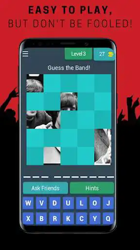 Play Find the +100 Rock Bands as an online game Find the +100 Rock Bands with UptoPlay