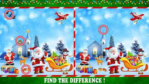 Play Find The Difference : Christmas Puzzle Game  and enjoy Find The Difference : Christmas Puzzle Game with UptoPlay