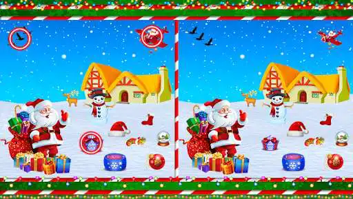 Play Find The Difference : Christmas Puzzle Game as an online game Find The Difference : Christmas Puzzle Game with UptoPlay