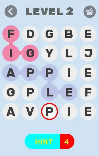 Play Find Yummy Words - Puzzle as an online game Find Yummy Words - Puzzle with UptoPlay