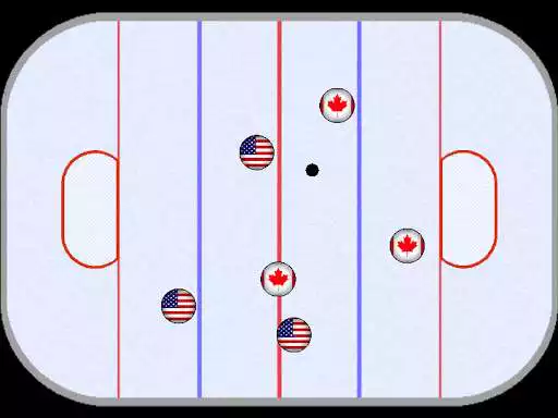 Play Finger Ice Hockey