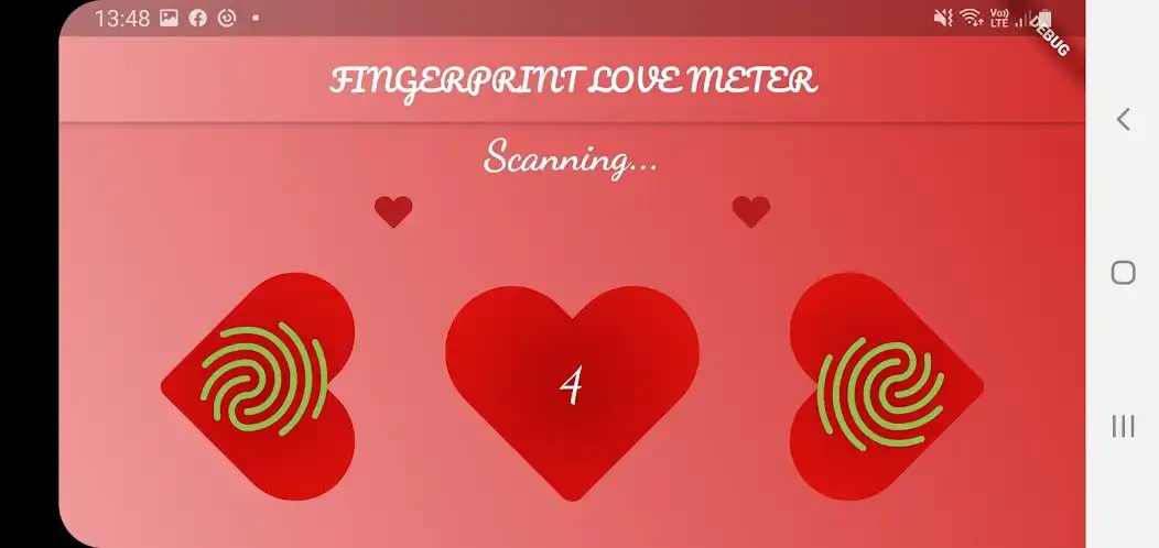 Play Fingerprint Love Meter as an online game Fingerprint Love Meter with UptoPlay