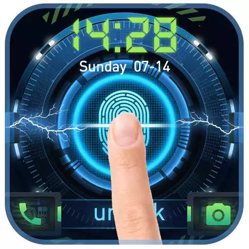 Free play online fingerprint style lock screen for prank  APK