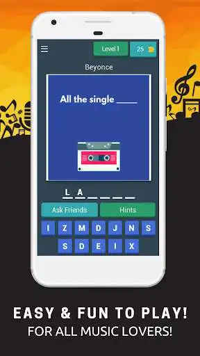 Play Finish The Song Lyrics Quiz  and enjoy Finish The Song Lyrics Quiz with UptoPlay