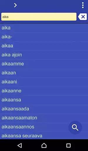 Play Finnish Thai dictionary  and enjoy Finnish Thai dictionary with UptoPlay