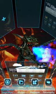 Play Fire Dragon Next 3D LWP