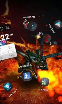 Play Fire Dragon Next 3D LWP