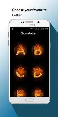 Play Fire Letter Wallpaper