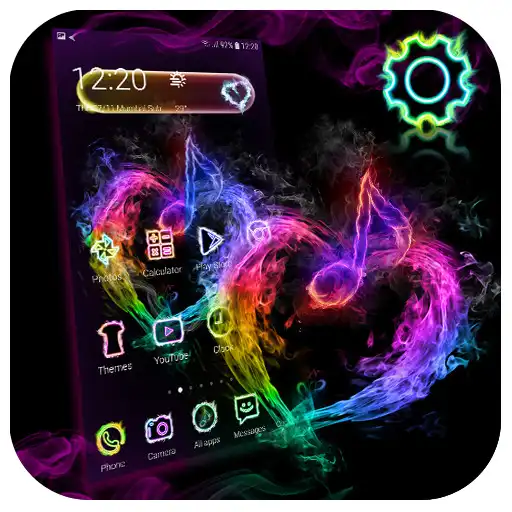 Play Fire Melody Heart Launcher Theme APK