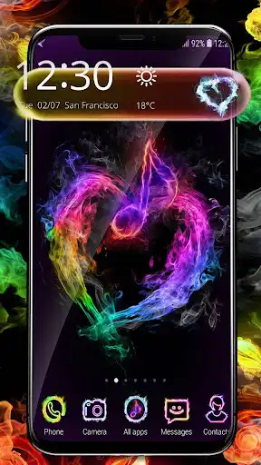 Play Fire Melody Heart Launcher Theme  and enjoy Fire Melody Heart Launcher Theme with UptoPlay