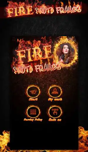 Play Fire Photo Frame  and enjoy Fire Photo Frame with UptoPlay