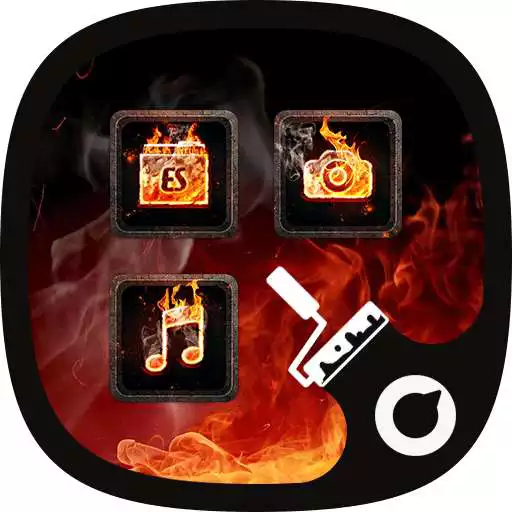 Free play online Fire - Solo Launcher Theme  APK