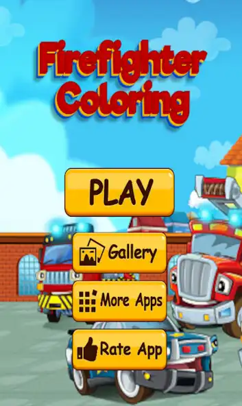 Play fire truck coloring book as an online game fire truck coloring book with UptoPlay