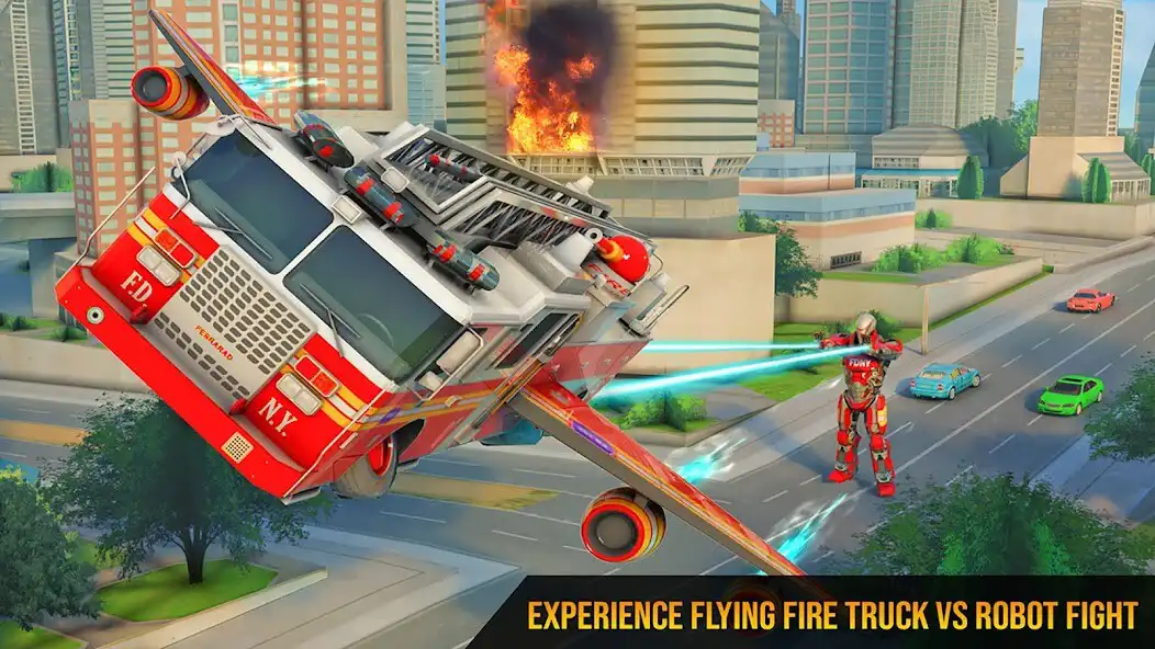 Play Fire Truck Game - Firefigther as an online game Fire Truck Game - Firefigther with UptoPlay