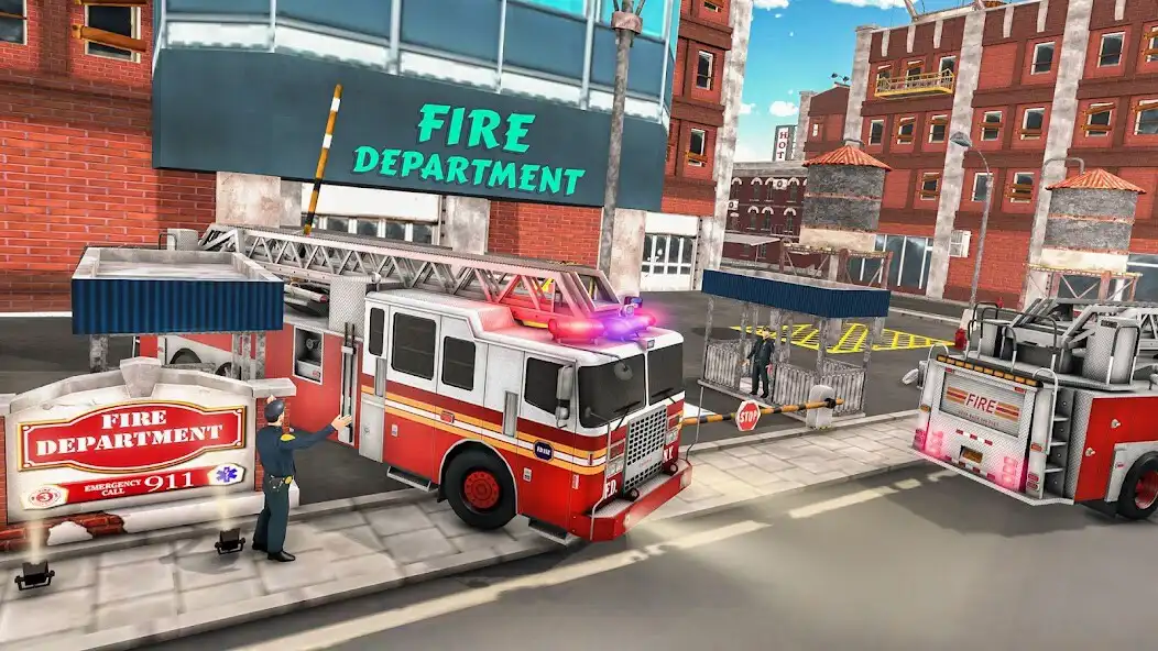 Play Fire Truck Games：911 Rescue  and enjoy Fire Truck Games：911 Rescue with UptoPlay