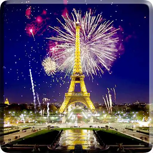 Free play online Fireworks in Paris Video LWP APK