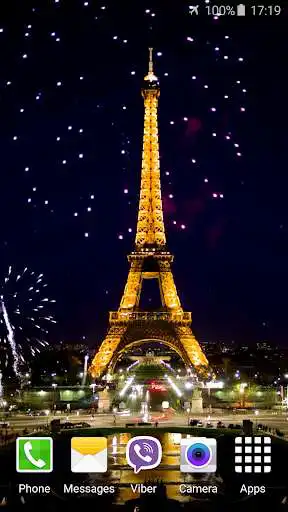 Play Fireworks in Paris Video LWP