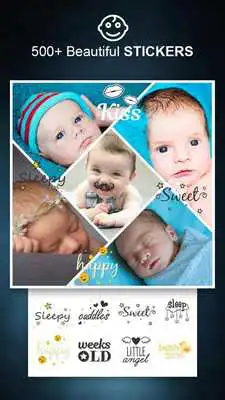 Play First Smile - Collage Maker  Baby Photo Editor