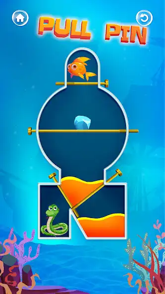 Play Fish Pin - Save The Fish as an online game Fish Pin - Save The Fish with UptoPlay