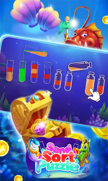 Play Fish Puzzle Color Water Sortin  and enjoy Fish Puzzle Color Water Sortin with UptoPlay